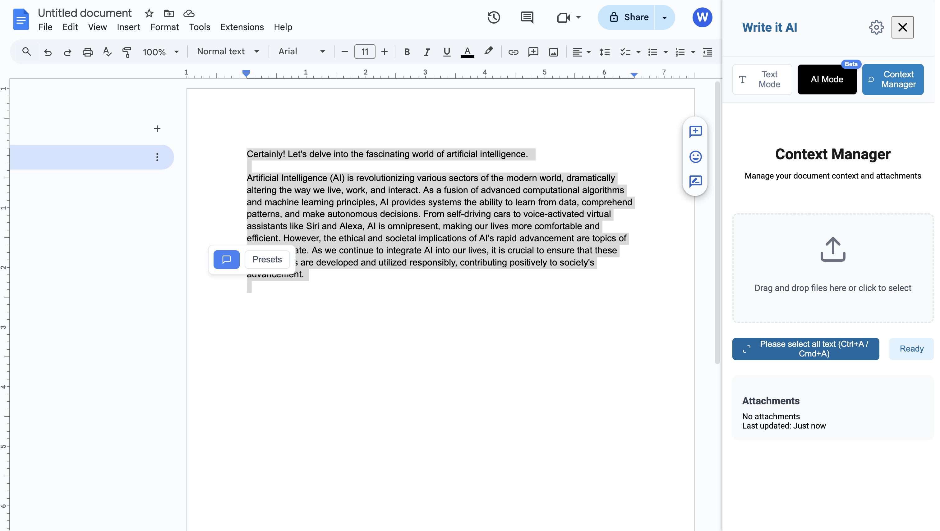Context Manager Demo